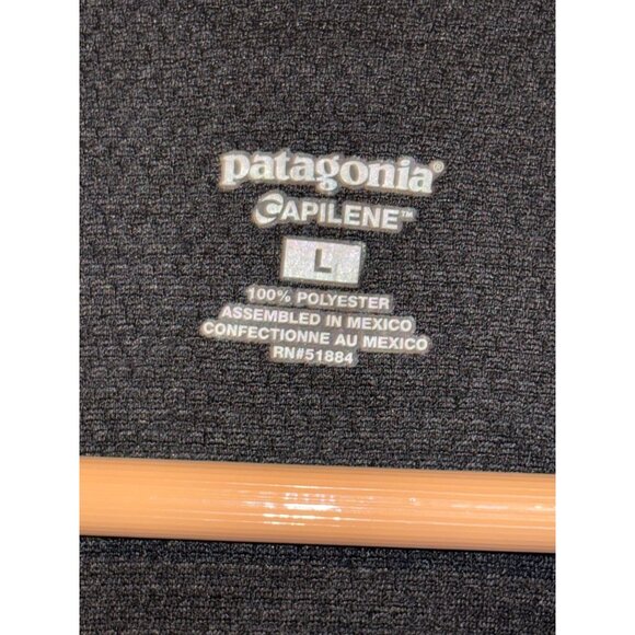 Patagonia Women's Capilene Black 1/4 Zip Long-Sleeve Performance Pullover Large - Picture 4 of 6